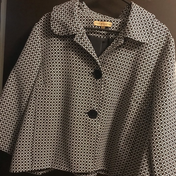 Notations Jackets & Blazers - Dress jacket with 3/4 sleeve size XL